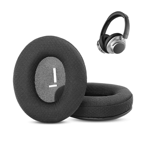 XRHTONG Space NC Ersatz-Ohrpolster Kompatibel mit Soundcore Space NC Wireless Noise Cancelling Kopfhörern Ohrpolster Kissen (Atmungsaktiver Stoff/Hochdichter Schaum) von XRHTONG