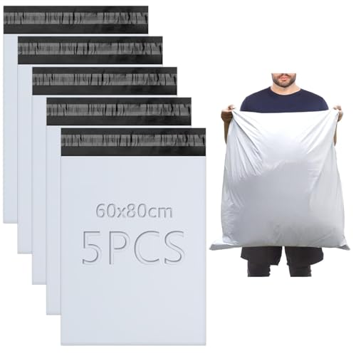 XRXYMQ 5 Stück Versandtüten Groß Versandtaschen Groß 60x80 cm Versandbeutel Groß Selbstklebend Blickdicht Shipping Bags Groß Kleidung Versandtasche Groß für Kleidung Versand Textilien Warensendung XRXYMQ 5 Stück Versandtüten Groß Versandtaschen Groß 60x80 cm Versandbeutel Groß Selbstklebend Blickdicht Shipping Bags Groß Kleidung Versandtasche Groß für Kleidung Versand Textilien Warensendung von XRXYMQ