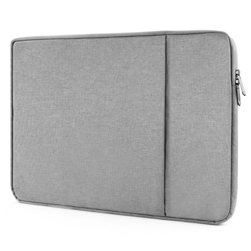 XRXYMQ Laptop Sleeve 15,6 Zoll Für Macbook Air Tasche Macbook Pro Tasche Mac Book Hülle Wasserdicht Laptop Schutzhülle Grau Laptophülle 15,6 Zoll Passt Mit Kleine Fach Kompatibel Für Acer/Asus/Samsung von XRXYMQ
