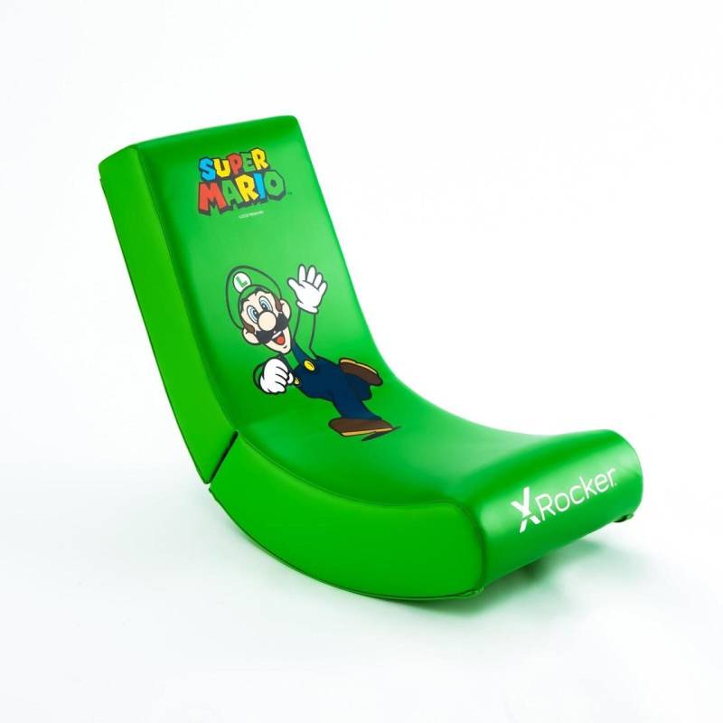 X Rocker Nintendo Super Mario™ Floor Rocker Gaming-Bodensessel im Luigi Desig... von X Rocker