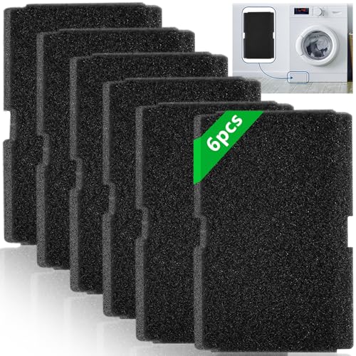XSHAO® 6 Stück Trockner filter, Wärmepumpentrockner Filter für 2964840100, Grundig/Blomberg/Elektra Bregenz/Schaumstoff-Filter für Wäschetrockner von XSHAO