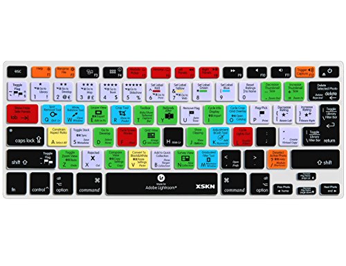 XSKN Adobe Hotkey MacBook Hot Keys Silikon Laptop-Tastatur Skin Cover für MacBook 13 Zoll MacBook 13 Zoll 15 Zoll 17 Zoll US- und europäisches Layout (Lightroom) von XSKN