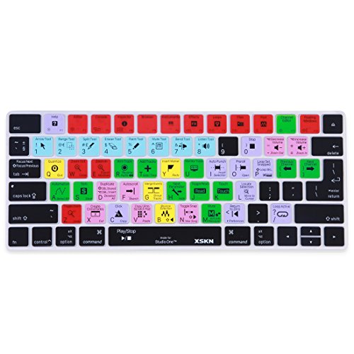 XSKN Presonus Studio One 3 Silikon Shortcut Tastatur-Skins sind kompatibel mit Apple Magic MLA22LL/A, MLA22B/A (veröffentlicht seit 2015) US&EU Versionen von XSKN