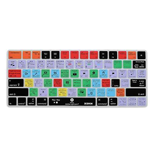 XSKN XSKN Magic Keyboard Lightroom Shortcut Keyboard-Abdeckung, langlebig, LR Hotkeys Silikon-Tastatur-Skin für Apple Magic Keyboard MLA22LL/A, US-Version von XSKN