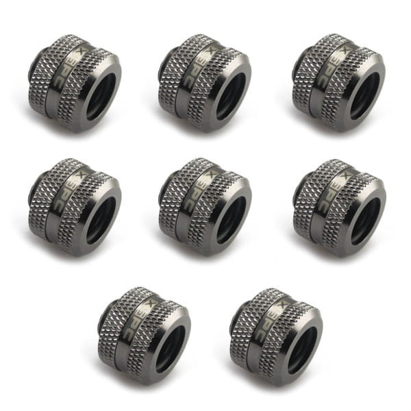 ANS XSPC 14MM HardTube FITTING - CHROM (8er Pack) von XSPC