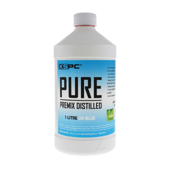 WAZ XSPC PURE Premix Kühlflüssigkeit - UV-Blau 1000ml von XSPC