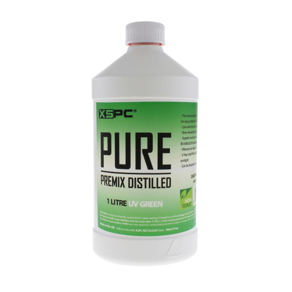 WAZ XSPC PURE Premix Kühlflüssigkeit - UV Grün 1000ml WAZ XSPC PURE Premix Kühlflüssigkeit - UV Grün 1000ml von XSPC