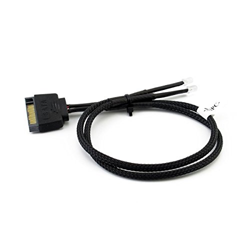 XSPC Twin 3 mm LED SATA-Kabel – Blau XSPC Twin 3 mm LED SATA-Kabel – Blau von XSPC