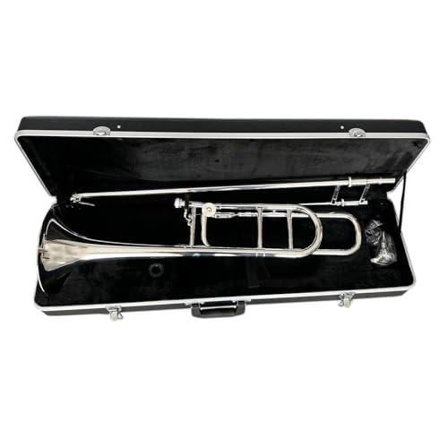 Bb Tenorposaune Bb F Key Silber Tuning Slide Musikinstrument Posaune Langlebig Bb Tenorposaune Bb F Key Silber Tuning Slide Musikinstrument Posaune Langlebig von XSQKUYN