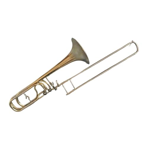 Bb Tenorposaune Goldlack Messingkörper Bass Bb F Gb D Posaune von XSQKUYN