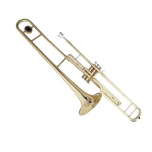 Bb Tenorposaune Posaune Instrument B Dur Lack Gold Grade Prüfung Leistungsniveau von XSQKUYN