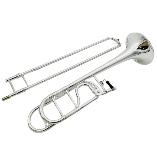 Bb Tenorposaune Tenor Bb F Posaune Versilbert Professionelles Spielen Von Musikinstrumenten Mit Box von XSQKUYN