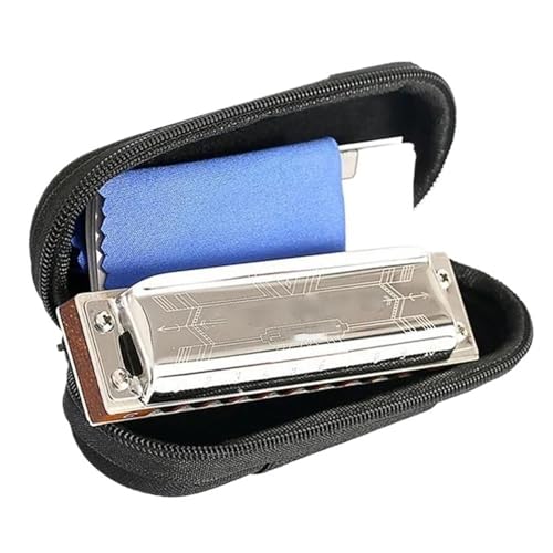 Professionelle Mundharmonika 10 Loch Vintage Tuning Warm Wood Comb Mundharmonika Mundharmonika Musikinstrumente(F) von XSQKUYN