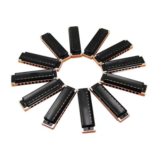 Professionelle Mundharmonika 10 Löcher Diatonische Blues Mundharmonika Set Von 12 Harfen Set Professionelle Mundharmonika 10 Löcher Diatonische Blues Mundharmonika Set Von 12 Harfen Set von XSQKUYN