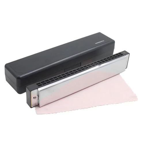 Professionelle Mundharmonika 24 Loch Mundharmonika CD Key Geeignet Für Musikliebhaber(C Key) von XSQKUYN