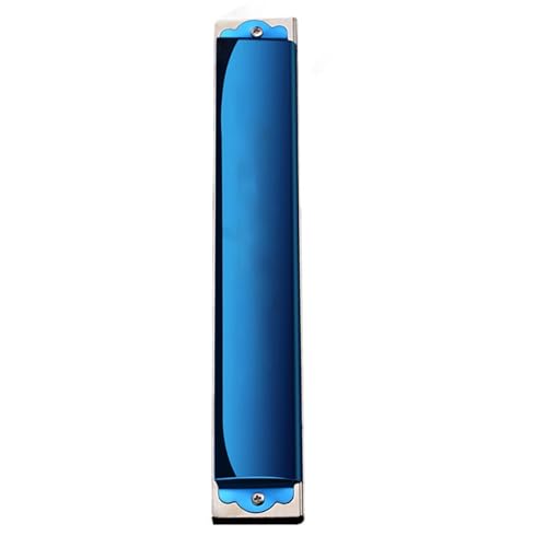Professionelle Mundharmonika 24 Loch Polyphone C Mundharmonika Auf Professionellem Leistungsniveau(Blue) von XSQKUYN