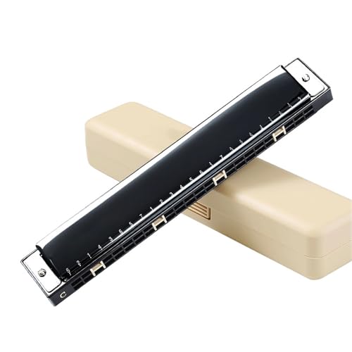 Professionelle Mundharmonika 24 Loch Polyphone C Tonart 28 Akzent Mundharmonika(Type 12) von XSQKUYN
