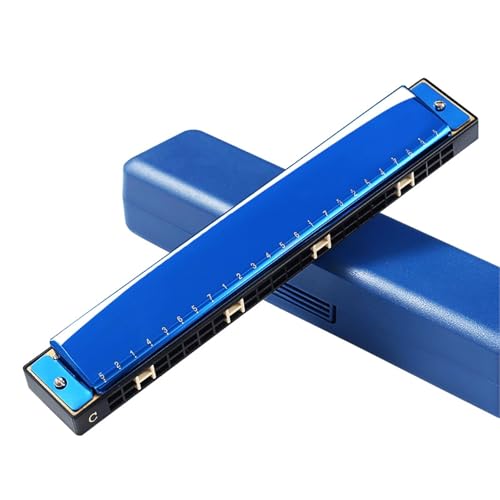 Professionelle Mundharmonika 24 Loch Polyphone C Tonart 28 Akzent Mundharmonika Für Tägliches Üben Und Auftritte(Type 9) von XSQKUYN