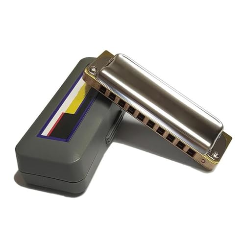 Professionelle Mundharmonika Blues Mundharmonika 10 Löcher C Ton Edelstahlabdeckung Professionelle Mundharmonika Blues Mundharmonika 10 Löcher C Ton Edelstahlabdeckung von XSQKUYN