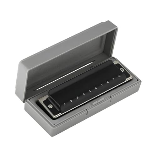Professionelle Mundharmonika Blues Mundharmonika Tonart C 10 Loch 20 Töne Mit Etui Standard Diatonisch(Paddy C) von XSQKUYN