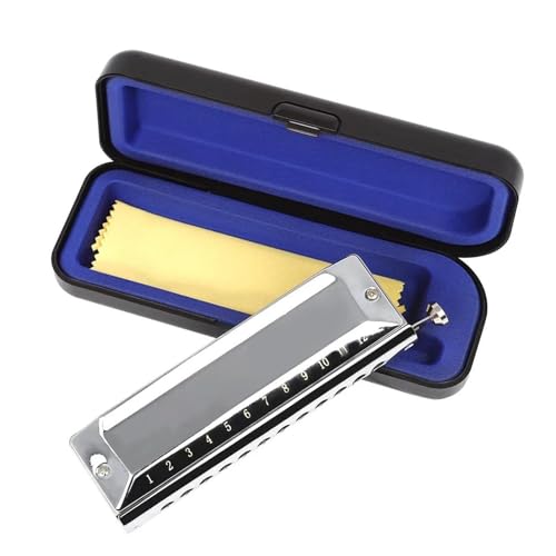 Professionelle Mundharmonika Chromatische Mundharmonika 12 Löcher 48 Töne Edelstahlabdeckung Professionelle Mundharmonika Chromatische Mundharmonika 12 Löcher 48 Töne Edelstahlabdeckung von XSQKUYN