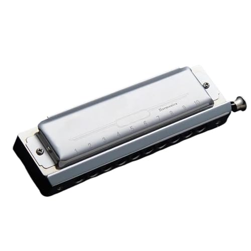 Professionelle Mundharmonika Chromatische Mundharmonika Für Anfänger Und Erwachsene Tonart C 10 Löcher 40 Töne(Type1 10-Hole) von XSQKUYN