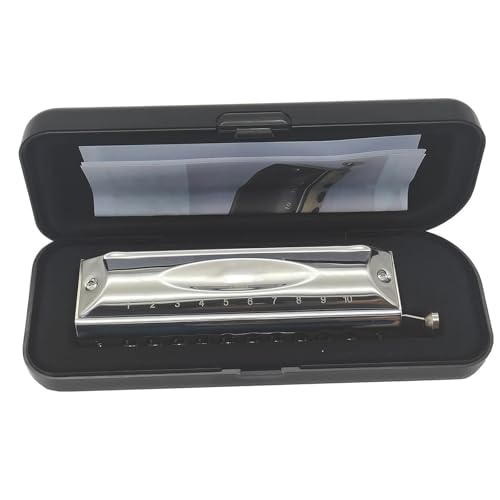 Professionelle Mundharmonika Chromatische Mundharmonika Mit 10 Löchern 40 Tönen Tonart C Professionell Mit Slide Für Erwachsene Professionelle Mundharmonika Chromatische Mundharmonika Mit 10 Löchern 40 Tönen Tonart C Professionell Mit Slide Für Erwachsene von XSQKUYN