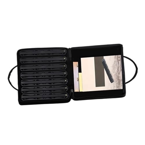 Professionelle Mundharmonika Mundharmonika Set 12 Dur Tonarten 24 Löcher Polyphon(7 piece set) von XSQKUYN