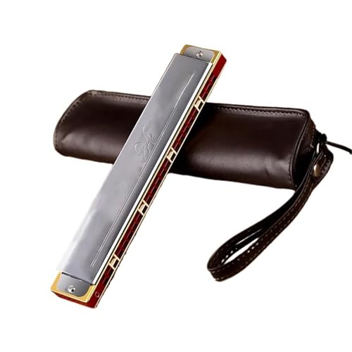 Professionelle Mundharmonika Professionelle 24 Löcher Tremolo Mundharmonika Polyphonie Diatonische C Tonart Professionelle Mundharmonika Professionelle 24 Löcher Tremolo Mundharmonika Polyphonie Diatonische C Tonart von XSQKUYN