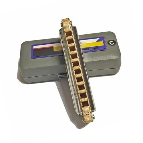 Professionelle Mundharmonika Professionelle Blues Mundharmonika 10 Löcher C Ton Edelstahlabdeckung Professionelle Mundharmonika Professionelle Blues Mundharmonika 10 Löcher C Ton Edelstahlabdeckung von XSQKUYN