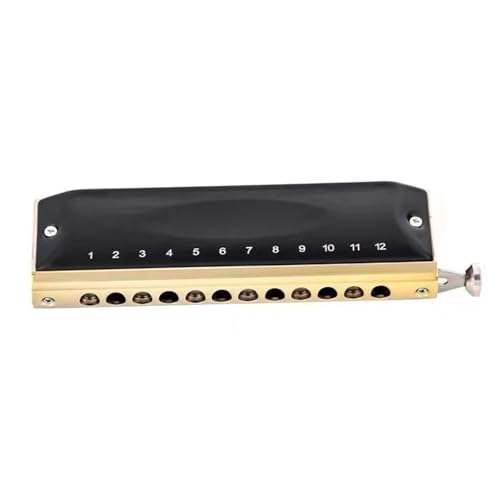 Professionelle Mundharmonika Professionelle Chromatische Mundharmonika Mit 12 Löchern C Ton Professionelle Mundharmonika Professionelle Chromatische Mundharmonika Mit 12 Löchern C Ton von XSQKUYN