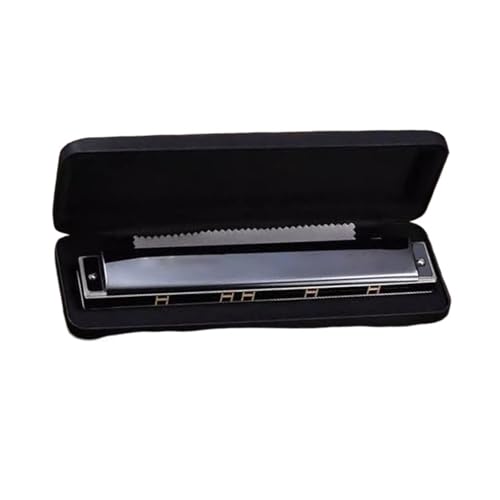 Professionelle Mundharmonika Professionelles Blasharmonikainstrument Mit 24 Polyphonen C Tönen von XSQKUYN