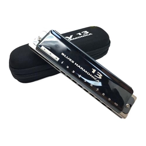 Professionelle Mundharmonika Professionelles Mundharmonikainstrument Mit 13 Löchern Geeignet Für Anfänger Und Erwachsene(Bb) von XSQKUYN