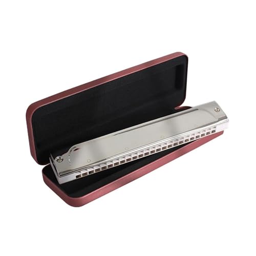 Professionelle Mundharmonika Tremolo Mundharmonika 24 Löcher Polyphon Für Erwachsene Und Professionelle Spieler(F Key) von XSQKUYN