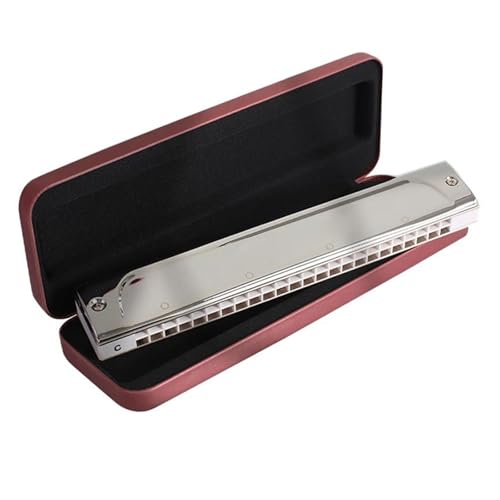 Professionelle Mundharmonika Tremolo Mundharmonika 24 Löcher Professionell Polyphon Für Erwachsene Spieler(B Key) von XSQKUYN