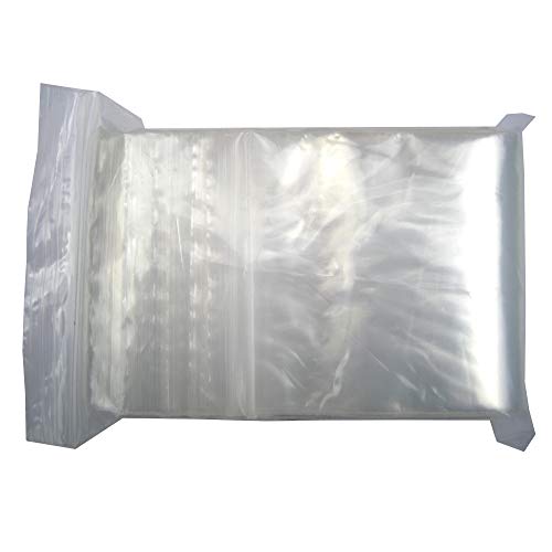 XSY ZIP Druckverschlussbeutel Storage Beutel 1,5 Mil Dicke Transparente Plastik Wiederverschließbaren Tütchen 40-240mm (W) x 65-350mm (L) Multi Größen 90 x 130mm - 500 Stück von XSY