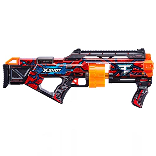 X-Shot Skins Last Stand - Faze Clan - Federdruck Dartblaster mit Trommelmagazin, 16 Darts & einzigartigem Aussehen X-Shot Skins Last Stand - Faze Clan - Federdruck Dartblaster mit Trommelmagazin, 16 Darts & einzigartigem Aussehen von XShot