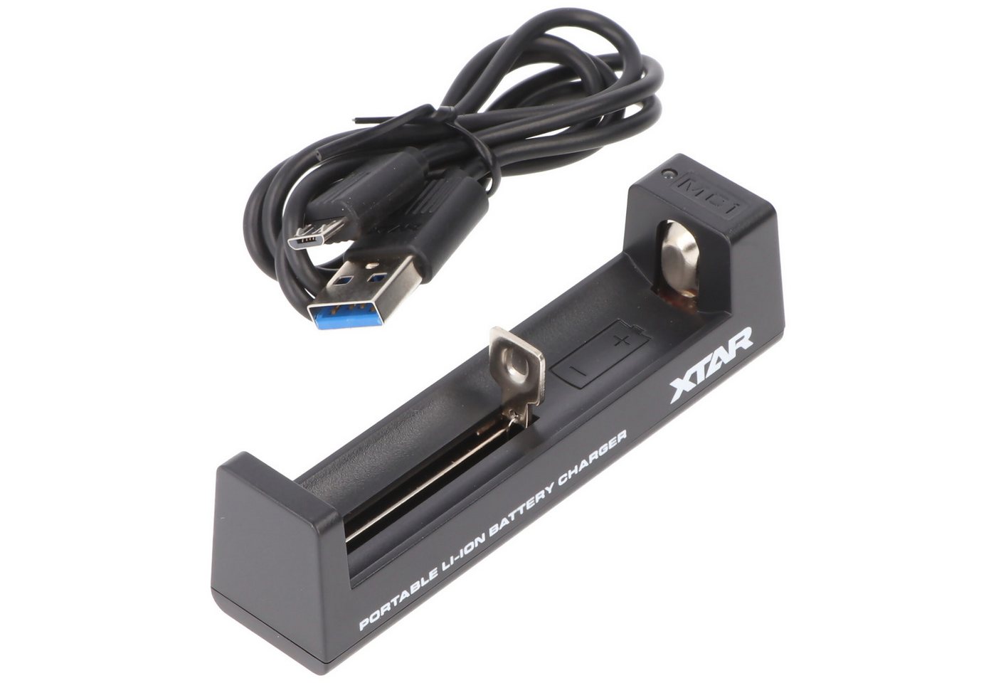 XTAR 1-Schacht USB-Ladegerät mit bis zu 0,5Ah Ladestrom Rundzellen-Lader XTAR 1-Schacht USB-Ladegerät mit bis zu 0,5Ah Ladestrom Rundzellen-Lader von XTAR