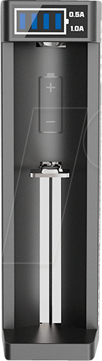 XTAR MC1P - Micro USB Ladegerät, Li-Ion, 1 slot, Display von XTAR