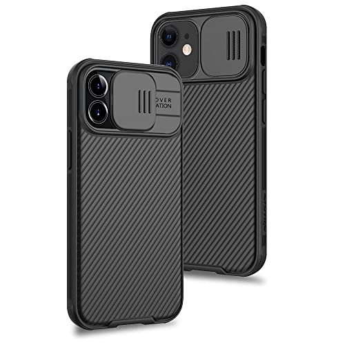 XTCASE Hülle für iPhone 11, Kameraschutz Handyhülle [Ultra Dünn Schiebbar Cover Schutz für die Kamera] Premium Hybrid Schutzhülle Stoßfest rutschfest Kratzfest - Schwarz von XTCASE