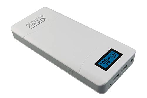 XTPower XT-16000 QC3 Powerbank 15600 mAh Li-Ion USB, DC-Buchse 3.5mm Weiß von XTPower