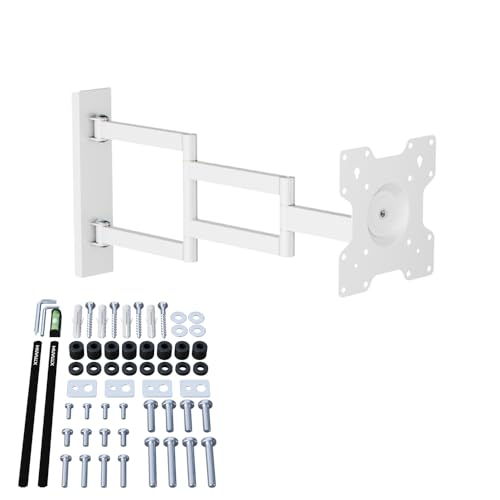 XTRARM Axis XL 70 cm TV Wandhalterung, Langer Schwenkarm Wandabstand bis 70 cm, ausziehen, schwenken, drehen, neigen, rotieren, TV ca. 24-55 Zoll – 25 kg, bis VESA 200x200mm, TV-Halterung weiß XTRARM Axis XL 70 cm TV Wandhalterung, Langer Schwenkarm Wandabstand bis 70 cm, ausziehen, schwenken, drehen, neigen, rotieren, TV ca. 24-55 Zoll – 25 kg, bis VESA 200x200mm, TV-Halterung weiß von XTRARM