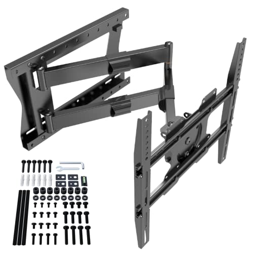 XTRARM TiTon F 80 cm Wandabstand, TV Wandhalterung, Langer Schwenkarm, neigen, schwenken, rotieren, ausziehen, TV ca. 32-75 Zoll bis 60kg, bis VESA 400x400mm, TV-Halterung von XTRARM