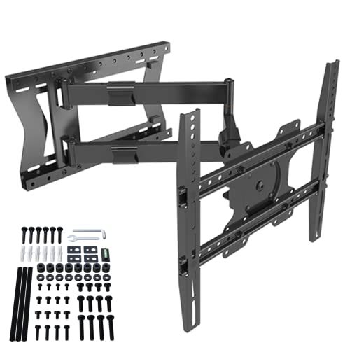 XTRARM TiTon T 80 cm Wandabstand, TV Wandhalterung, Langer Schwenkarm, ausziehen, schwenken, für TV ca. 32-75 Zoll bis 60kg, VESA 100x100-400x400mm, TV-Halterung von XTRARM