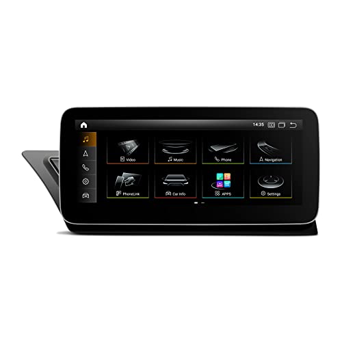 XTRONS 10,25'' Android 12 Autoradio Octa Core 4GB 64GB Auto GPS Media Player Eingebauter 4G/CarAutoPlay/Android Auto Unterstützung Qualcomm Bluetooth 5.0 WiFi für Audi A4 A5 Linkshänder von XTRONS