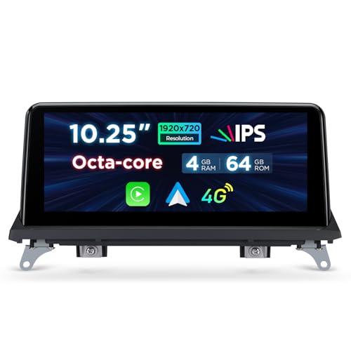 XTRONS 10.25 Zoll IPS-Bildschirm Android 14 Autoradio Octa Core 4+64GB Eingebautes 4G LTE WiFi GPS Bluetooth Car Play Optional DAB DVR OBD TPMS Für BMW X5 E70 X6 E71 CIC System XTRONS 10.25 Zoll IPS-Bildschirm Android 14 Autoradio Octa Core 4+64GB Eingebautes 4G LTE WiFi GPS Bluetooth Car Play Optional DAB DVR OBD TPMS Für BMW X5 E70 X6 E71 CIC System von XTRONS