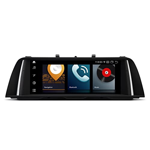 XTRONS 10.25 Zoll Octa Core 4+64 Android 12 Autoradio für BMW 5er F10/F11 mit CIC System Unterstützung 2K Videoplayer Eingebautem CarAutoPlay/Android Car/4G LTE/WiFi/GPS/Qualcomm Bluetooth 5.0 von XTRONS