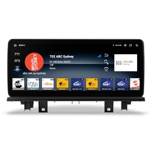 XTRONS 12.3'' HD IPS Android 14 Autoradio Octa Core 4GB 64GB 4G LTE Car Play Android Auto Bluetooth GPS WLAN Optional DAB OBD DVR AHD Kamera Für BMW X1 F48(2016-2017) NBT ID4 System von XTRONS