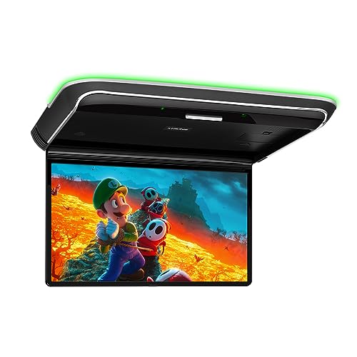 XTRONS 14 Zoll FHD IPS Bildschirm 1920 * 1080 Ultra Narrow Bezel Android Car Roof Multimedia Player mit Wireless Screen Mirroring Eingebauter HD Eingang CVBS Eingang Stereo Lautsprecher von XTRONS