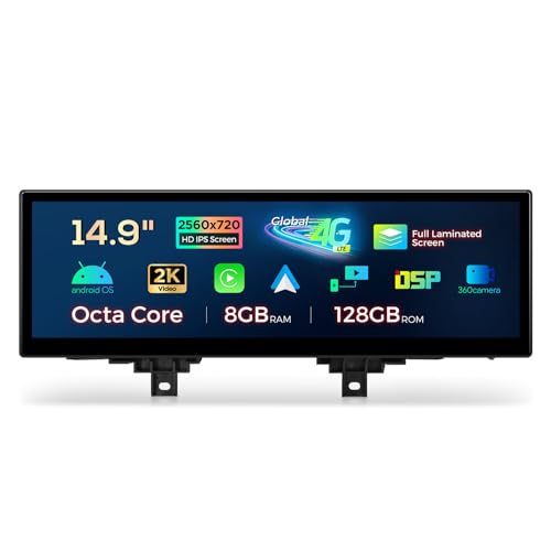 XTRONS 14.9 Zoll 2K IPS Android Autoradio Octa Core 8GB 128GB 4G LTE Car Play Android Auto Bluetooth GPS WLAN Optional DAB OBD TPMS DVR AHD Kamera Für BMW 3er F30 4er F32 EVO ID5 ID6 System XTRONS 14.9 Zoll 2K IPS Android Autoradio Octa Core 8GB 128GB 4G LTE Car Play Android Auto Bluetooth GPS WLAN Optional DAB OBD TPMS DVR AHD Kamera Für BMW 3er F30 4er F32 EVO ID5 ID6 System von XTRONS